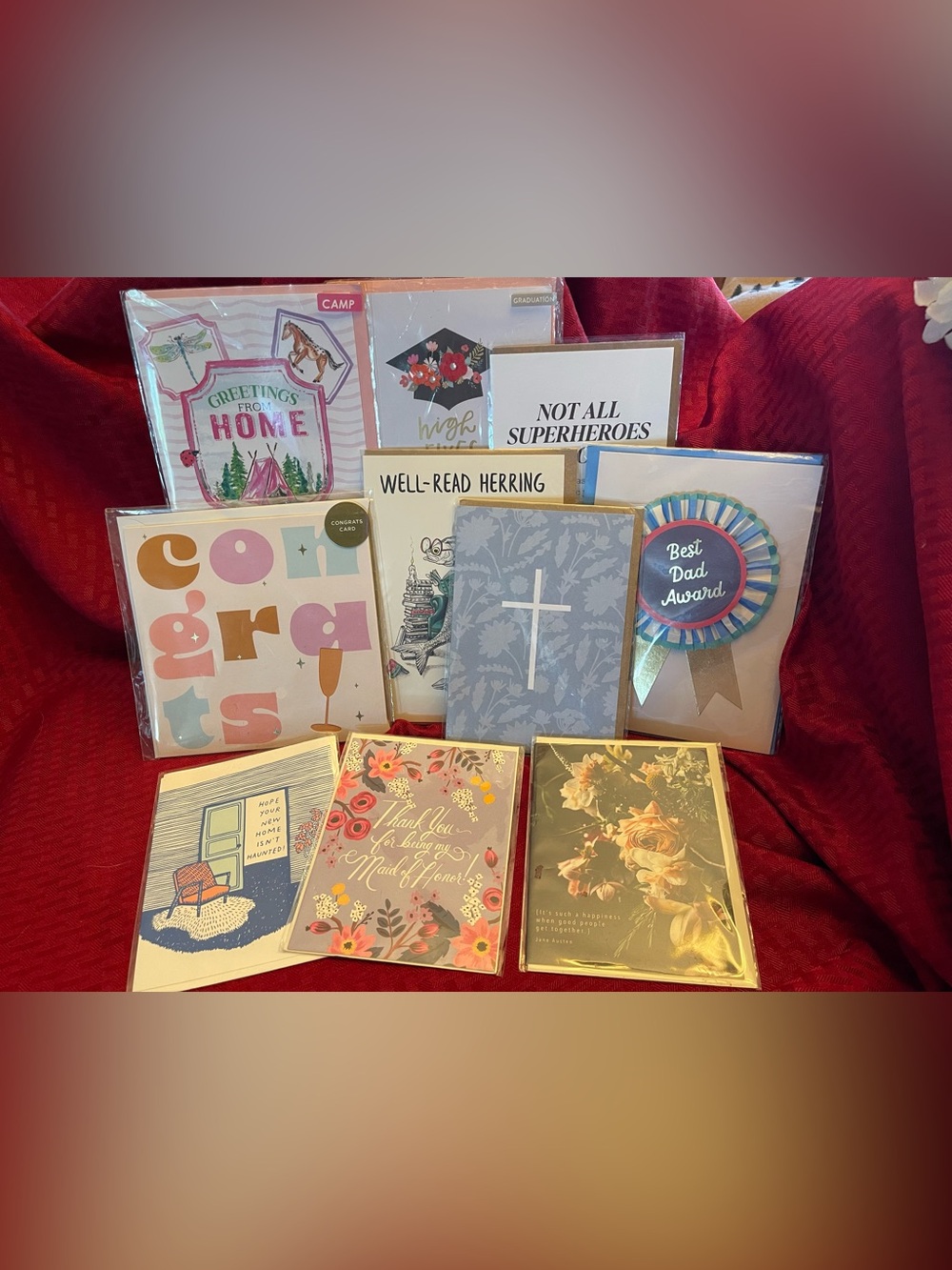 Assorted Greeting Cards Variety Pack - Multicolor Designs